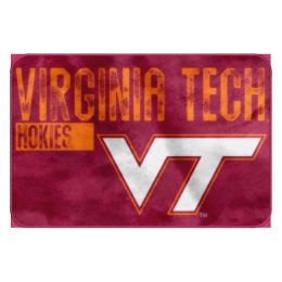 Virginia Tech OFFICIAL Collegiate "Worn Out" Memory Foam Rug