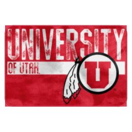 Utah OFFICIAL Collegiate "Worn Out" Memory Foam Rug