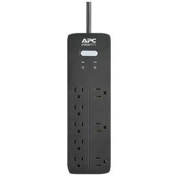 APC PH8 8-Outlet SurgeArrest Home/Office Series Surge Protector, 6ft Cord